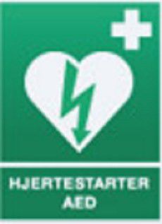 Billed af hjertestarter logo